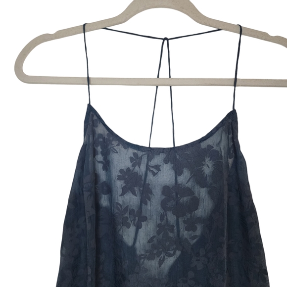 Madewell Floral Halter Cover-Up Sheer Midi Dress - Picture 6 of 10